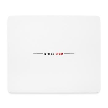 X-Mas Crew Christmas - Mouse Pad (horizontal) - white - Front