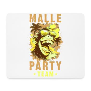 Malle Party Team Affe Mallorca Crew - Mousepad (Querformat) - Weiß - Vorne