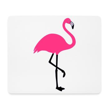 Flamingo Summer Sun Beach - Tapis de souris (format paysage) - blanc - Devant