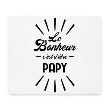 Papy Papi Grand-Père Retraite famille - Tapis de souris (format paysage) - blanc - Devant