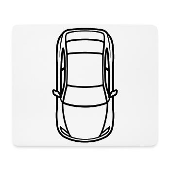 voiture - Tapis de souris (format paysage) - blanc - Devant