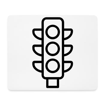 traffic light - Mouse Pad (horizontal) - white - Front