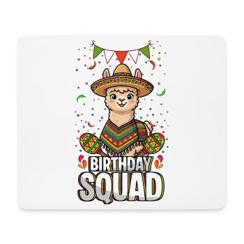 Geburtstagsgruppe Cinco De Mayo Mexikanische Flagge - Mousepad (Querformat) - Weiß - Vorne