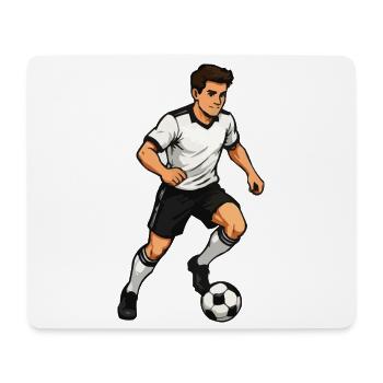 Foosball Cartoon Style - Mouse Pad (horizontal) - white - Front