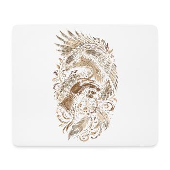 Falknerei Falkner - Mousepad (Querformat) - Weiß - Vorne