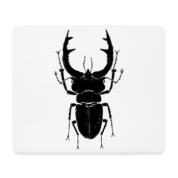 Hirschkäfer Entomologie Wildnis - Mousepad (Querformat) - Weiß - Vorne