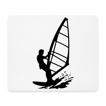 Kitesurfen - Mousepad (Querformat) - Weiß - Vorne
