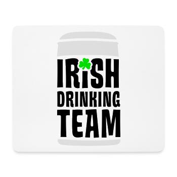 irish drinking team - Mousepad (Querformat) - Weiß - Vorne