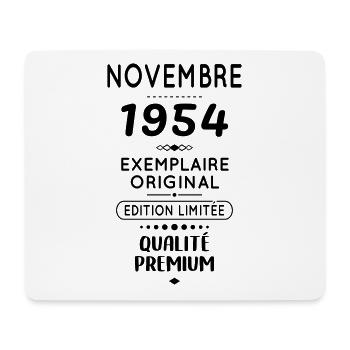 70 Years Anniversary - November 1954 Original - Mouse Pad (horizontal) - white - Front