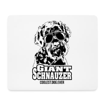 GIANT SCHNAUZER coolest dog ever Dog saying dogs - Mouse Pad (horizontal) - white - Front