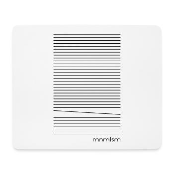 Minimal - Aus der Reihe gefallen - Mousepad (Querformat) - Weiß - Vorne