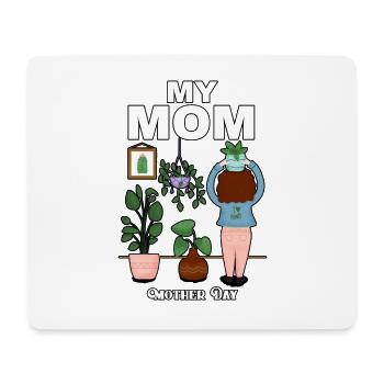 My mon - Mother Day - Mousepad (Querformat) - Weiß - Vorne