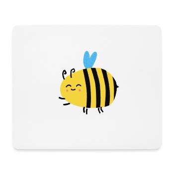 Süße Biene | Geschenkidee - Mousepad (Querformat) - Weiß - Vorne