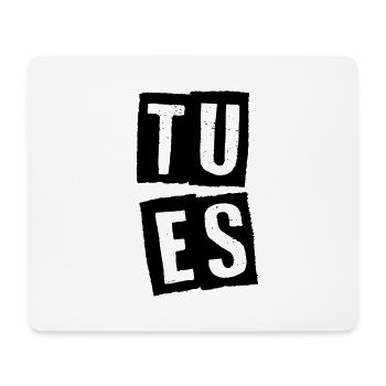 TU ES - Mousepad (Querformat) - Weiß - Vorne