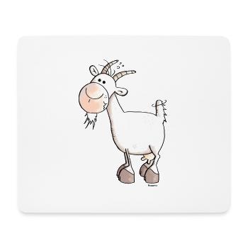 Charming Goat - Goats - Mouse Pad (horizontal) - white - Front