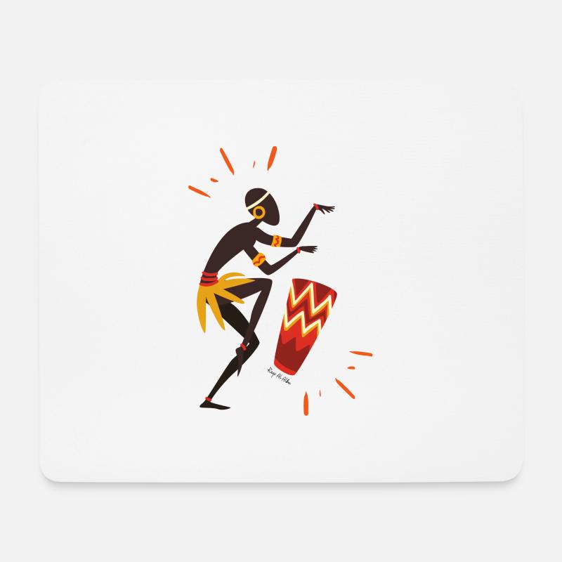 Abou - Mousepad (Querformat) - Weiß