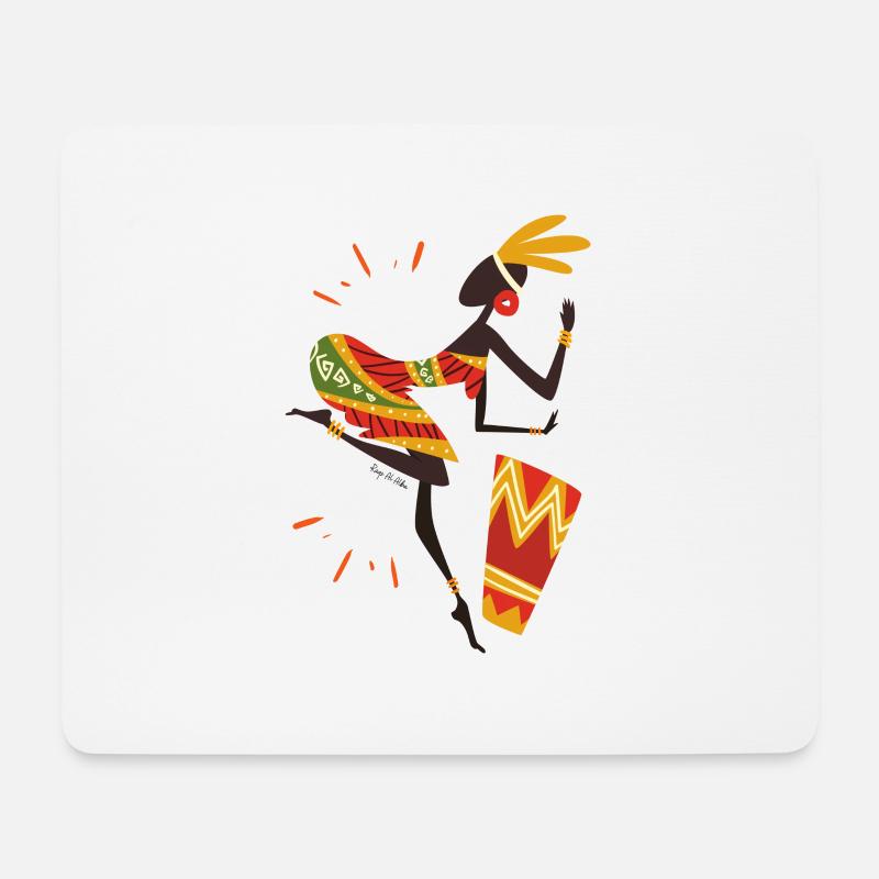 Kenia - Mousepad (Querformat) - Weiß