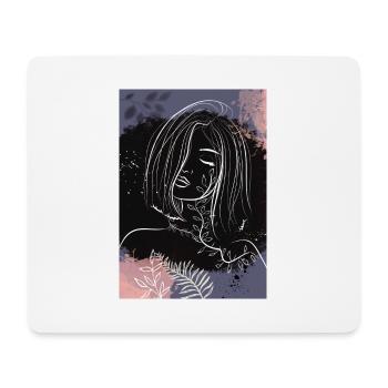 Women in Wonderland - Mousepad (Querformat) - Weiß - Vorne
