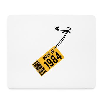 Anniversaire T-shirt 1984 - Tapis de souris (format paysage) - blanc - Devant