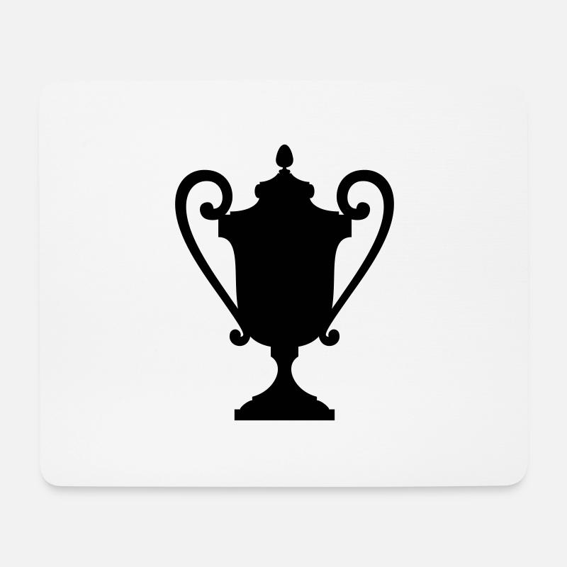 sport racing trophy - Mousepad (Querformat) - Weiß