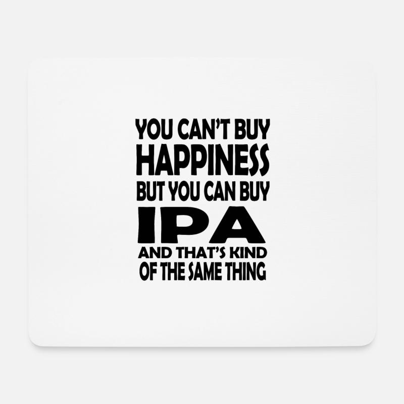 Dringking IPA Indian Pale Ale - Mouse Pad (horizontal) - white