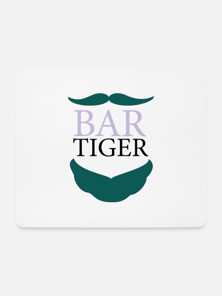 bar-tiger - BARTiger - Mousepad (Querformat) - Weiß
