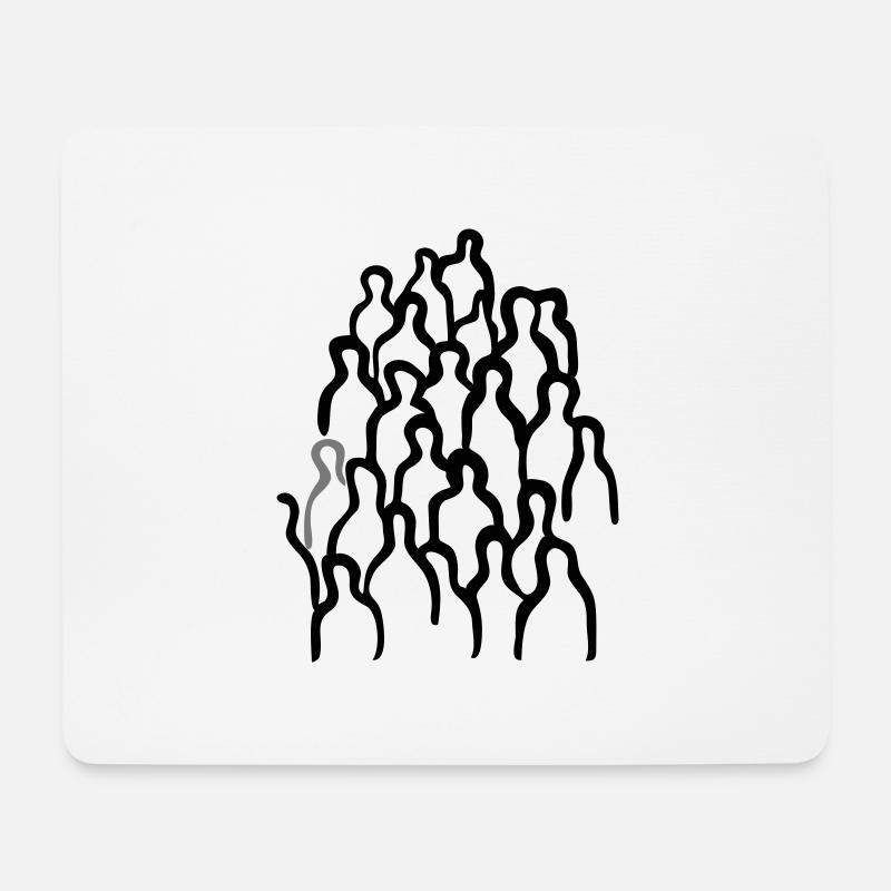 Protestieren - Mousepad (Querformat) - Weiß