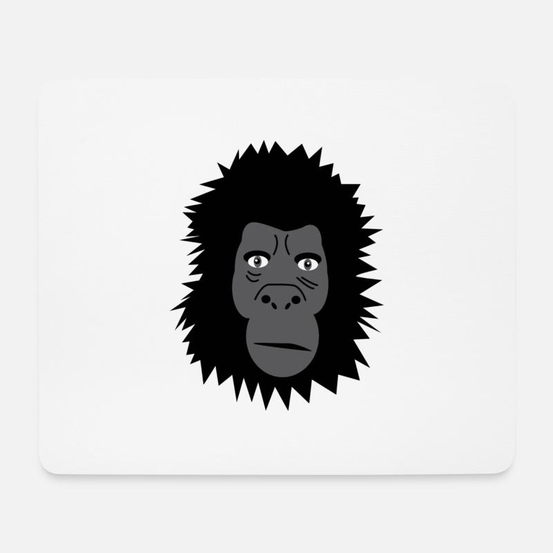 Gorilla - Mouse Pad (horizontal) - white