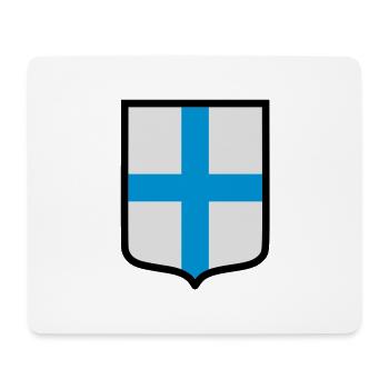 Blason Marseille (K) - Tapis de souris (format paysage) - blanc - Devant