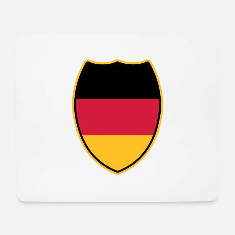 Wappen_von_Deutschland-3c - Mousepad (Querformat) - Weiß