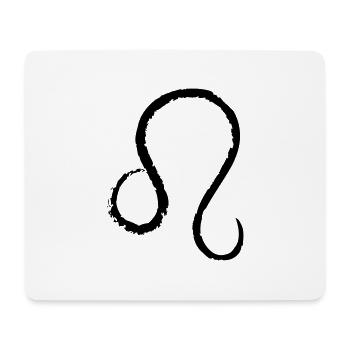 Zodiaque Lion - Lion - Tapis de souris (format paysage) - blanc - Devant