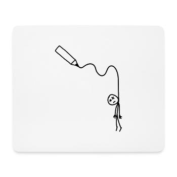 hangman_drawing - Tapis de souris (format paysage) - blanc - Devant