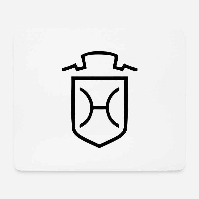 Holsteiner - Mousepad (Querformat) - Weiß