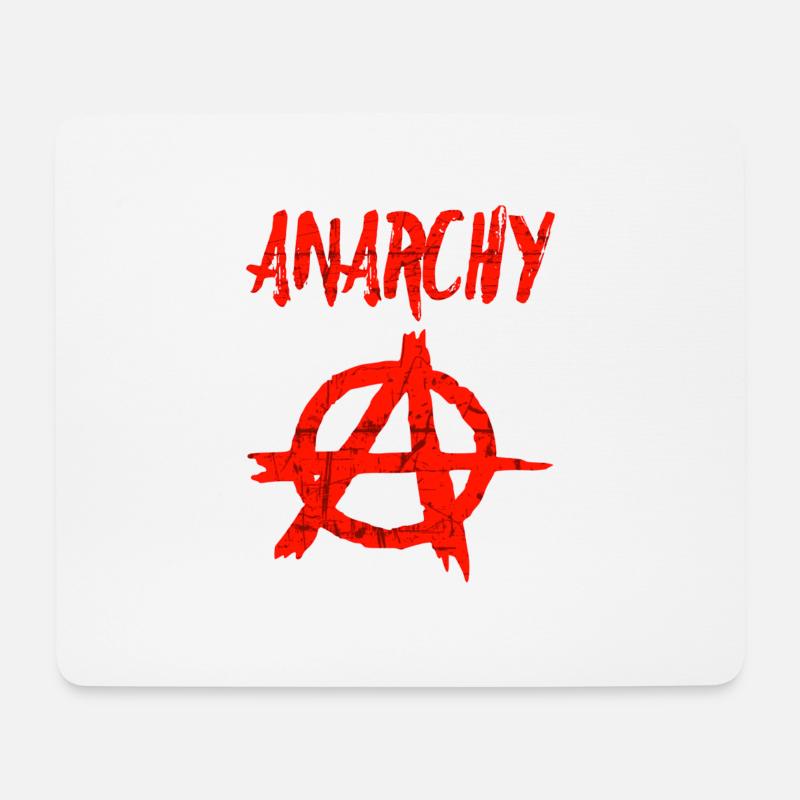 anarchy - Mouse Pad (horizontal) - white
