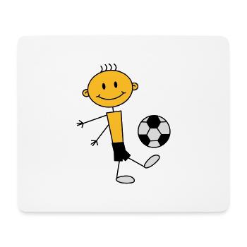 soccer_boy - Mousepad (Querformat) - Weiß - Vorne