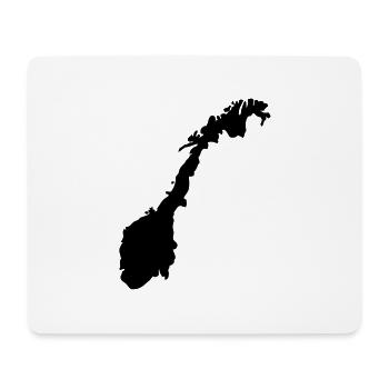 Norwegen - Mousepad (Querformat) - Weiß - Vorne