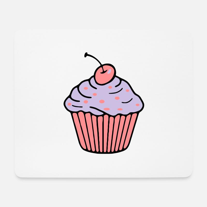 Cupcake - Mouse Pad (horizontal) - white