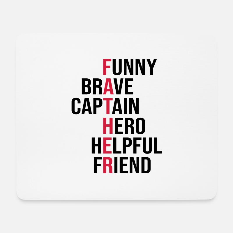 Father - Mouse Pad (horizontal) - white