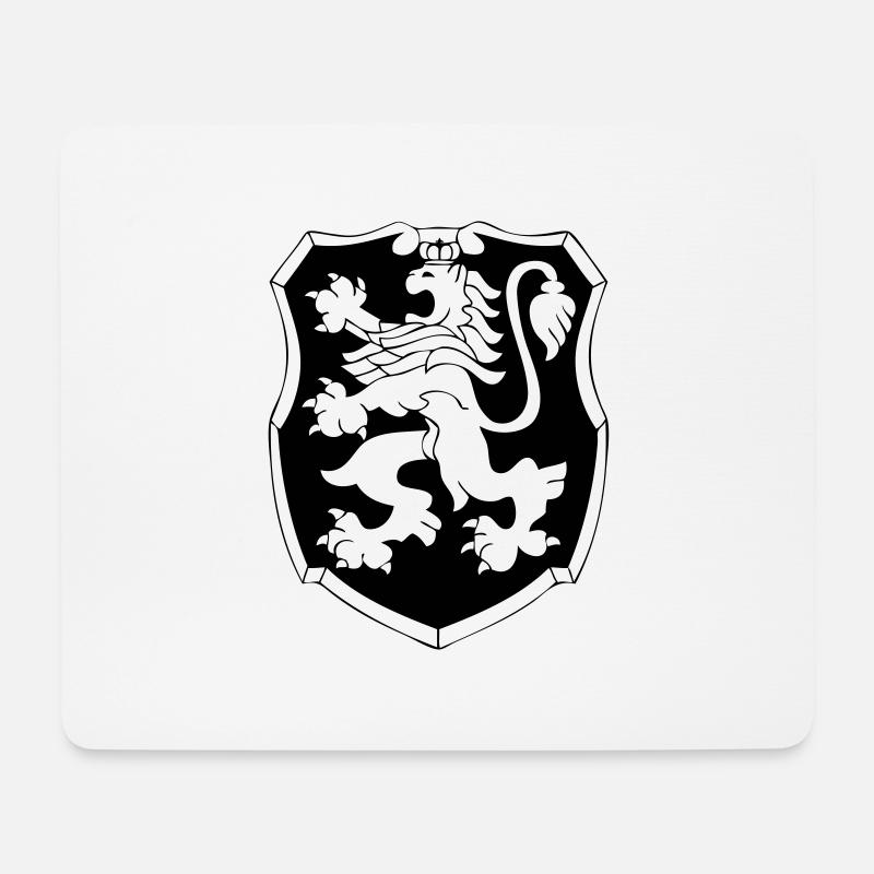 Löwe Wappen - Mousepad (Querformat) - Weiß