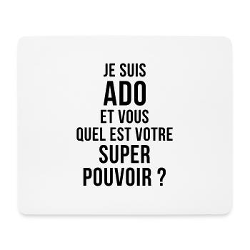 Teenager / Jugendliche / Jugendlicher / Kind - Mousepad (Querformat) - Weiß - Vorne