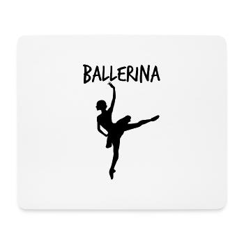Ballerina dancer - Mouse Pad (horizontal) - white - Front