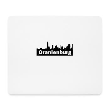 Oranienburg + skyline - Mouse Pad (horizontal) - white - Front