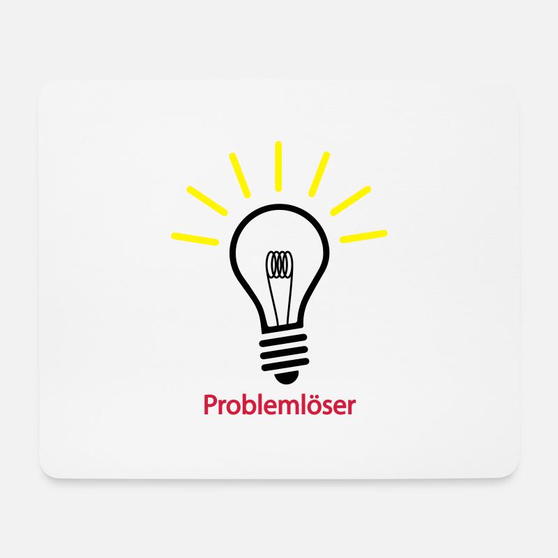Problemlöser - Mousepad (Querformat) - Weiß