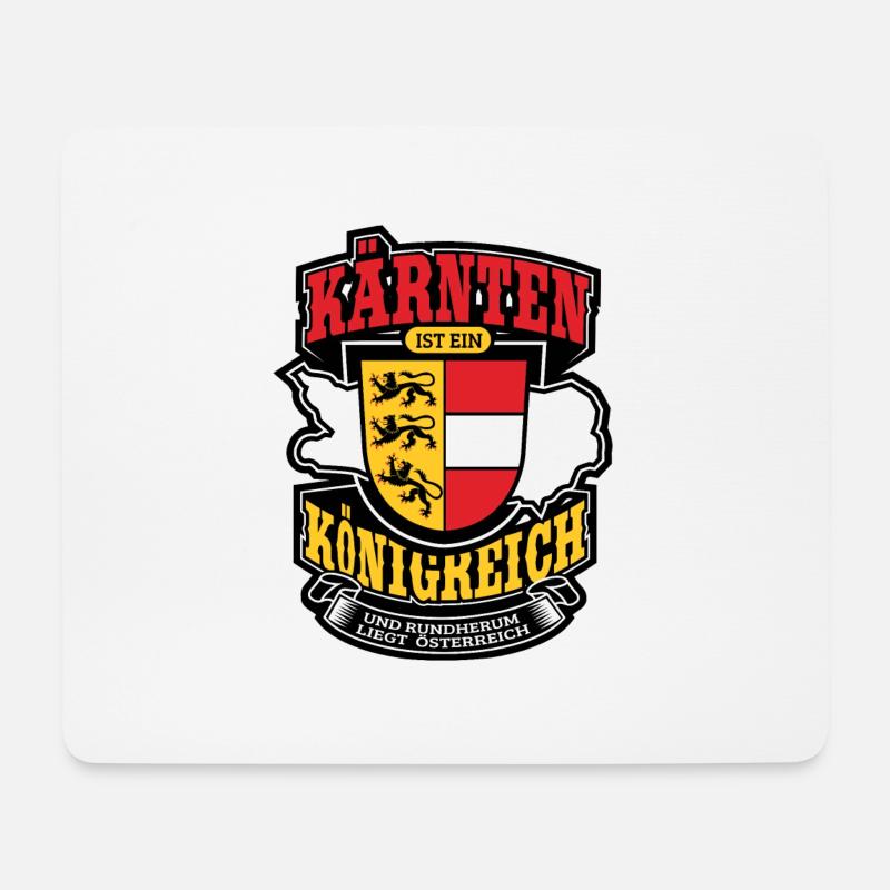 Kärnten Kärntner Österreich See Patriot Geschenk - Mousepad (Querformat) - Weiß