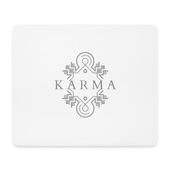 karma - Mousepad (Querformat) - Weiß - Vorne
