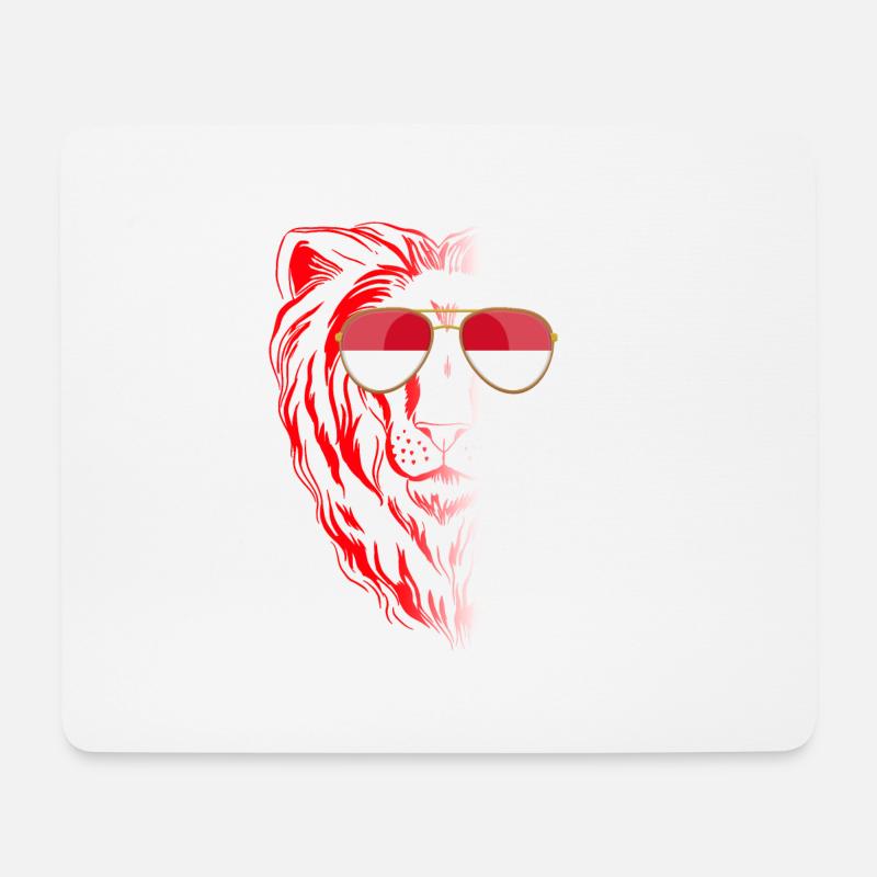 Monaco - Mousepad (Querformat) - Weiß