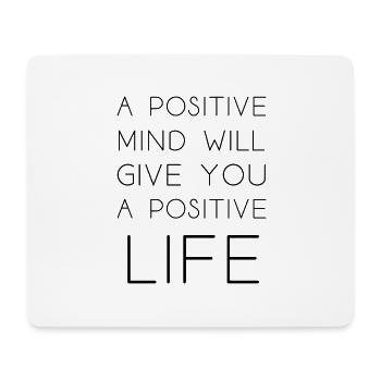 Inspiration Motivation Schrift Spruch Englisch - Mousepad (Querformat) - Weiß - Vorne