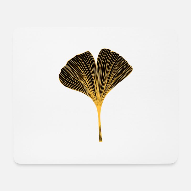 Ginkgo - Mouse Pad (horizontal) - white