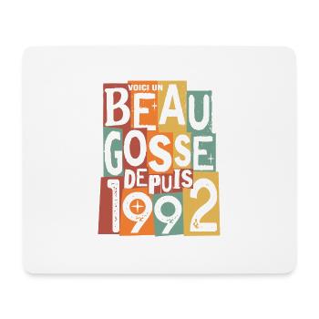 anniversaire 30 ans beau gosse - Tapis de souris (format paysage) - blanc - Devant