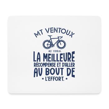 vélo ventoux cadeau papa maman cycliste velo - Tapis de souris (format paysage) - blanc - Devant